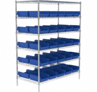 Plastic Nesting Shelf Bin - Procure